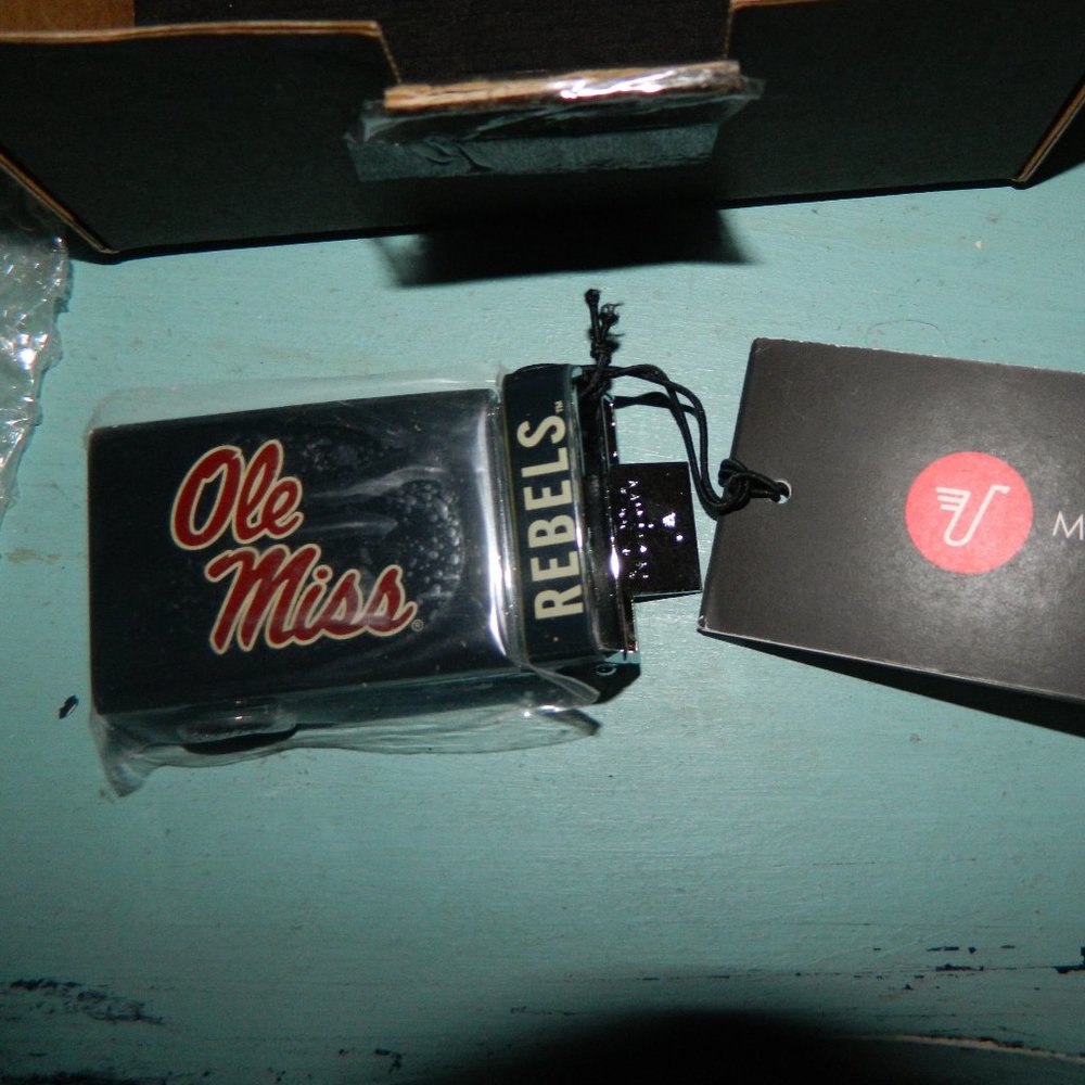 Mission Belt Co Ole Miss Rebels Mississippi NCAA Mission Belt Buckle 40MM